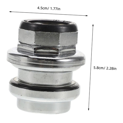 Premium Stainless Steel Bicycle Headset With Precision Ground Front Fork Cups And Drop Dead Easy Swap For Bombproof Build Quality And Slick Handling On Weekend Blast Runs