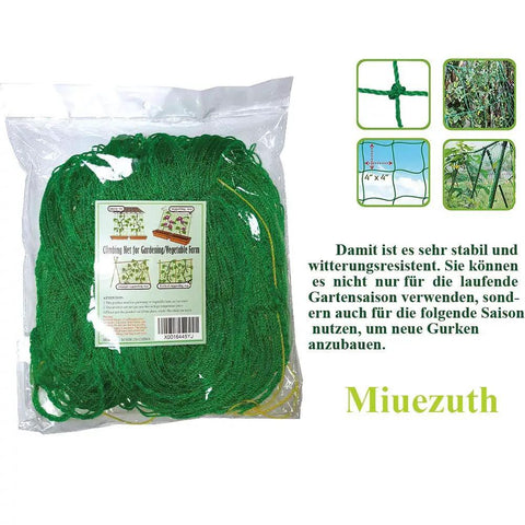 Heavy-Duty Garden Trellis Netting For Climbing Plants UV Stabilized Polyethylene Mesh That Is Beefy Enough For Cucumber Tomatoes
