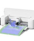 Cutting Machine 2 By HTVRONT 5 In 1 Vinyl Cutter with 5X Cutting Power creating butterfly design on mat