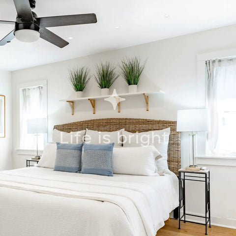 Top Shelf 3 Inch Led Recessed Ceiling Lights With Junction Box, Five Way Cct Switch, 8W 840 Lumen Output, Dimmable Canless Downlight, Wet Ic Rated For No Sweat Setup, Hella Bright Finish, Real Deal Lighting, 12 Pack in a modern bedroom.