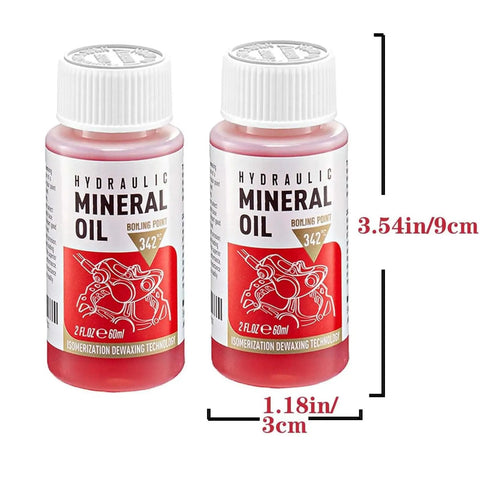 Hydraulic Disc Brake Bleed Kit For MTB And Road Bikes With 180ML Mineral Oil Brake Fluid Easy Bleed Tool Compatible With Most Hydraulic Disc Brakes For Quick DIY Repairs And Maintenance