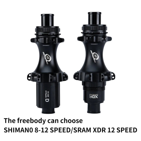 Carbon Disc Brake Wheelset For Road Bikes 700c Tubeless Ready hub options for Shimano 8-12 speed and SRAM XDR 12 speed.