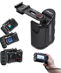 Xplorer Magnetic Quick Release Camera Grip Kit for Insta360 DJI Action and Hero Series with ergonomic grip and mounts