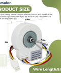 Condenser Fan Motor Replacement For GE Hotpoint Fridges 11.3 V DC 2.2 W Four Pin Plug Fits Replaces WR60X10042, WR60X10053