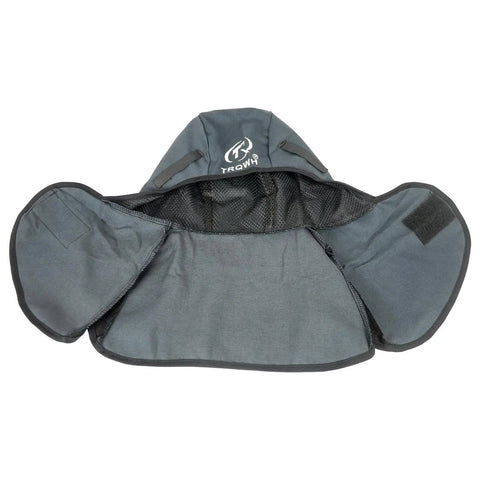 Heat Resistant Welding Hood Neck Protection With Abrasion Guard And Shoulder Drape Protective Head Cover For Sparks And Splashes On The Job Gray For Daily Use shown