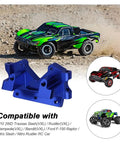 Aluminum Front Bulkhead Upgrade For 1/10 Traxxas Slash 2WD Rustler Stampede Bandit 2530A Navy Blue Anodized With Hardware