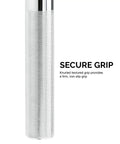 Close-up of knurled grip on Extendable 3/4 Inch Drive Ratchet Handle With 24 Tooth Reversible Ratcheting Extends From 24 To 39 3/4 Inches