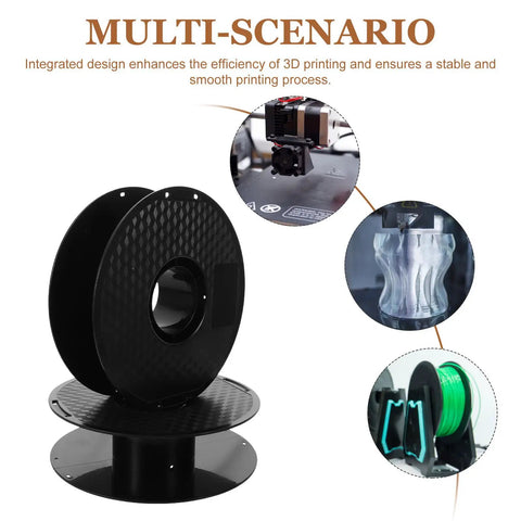 Rock Solid Universal 3D Printer Filament Spool Holder With Heavy Duty Desktop Storage Rack Keeping Print Runs Tangle Free And Making Workspace Organization Smooth Sailing For Hobbyists