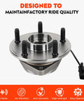 Front Wheel Hub Bearing Assembly For Jeep Wrangler JK 2011-2017 2018 4WD With ABS Replacement 513369 on white background