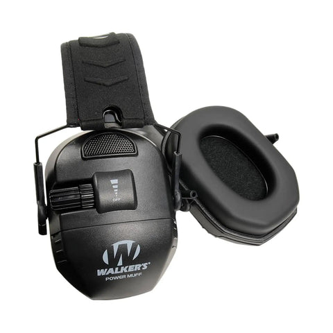 Ultimate Power Earmuffs For Hunters And Range Shooters With 26dB NRR Noise Reduction Wireless Electronic Hearing Protection With AFT All Day Comfort Enhanced Sound Awareness Includes 2 AAA Batteries