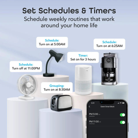 Smart Plug Mini 15A WiFi Outlet 4 Pack For Alexa And Google Home No Hub Required App Remote Control shown with devices.