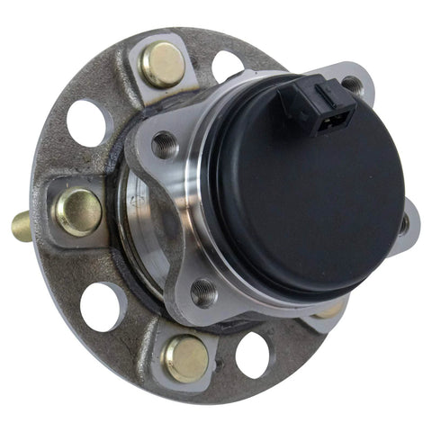 Close-up of Beefed Up Rear Wheel Bearing And Hub Assembly Set, 2 Piece, for Hyundai Sonata 2015-2019, Tucson 2016-2021, Kia Optima 2016-2020.