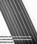 Close-up of 20 Ft Universal Garage Door Bottom Threshold Seal Strip Weather Stripping For Door Seals, Adjustable Fit To Cut, Black.