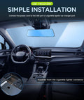 Car interior with mounted 4.5 Inch Mirror Dash Cam With Front And Rear Cameras 1080P Display Dual Lens Loop Recording 150 Wide Angle Night Vision G Sensor Parking Assist Plug And Play Easy Install For Cars