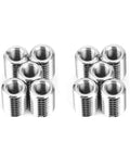 10-piece Insert Nut Thread Repair Kit With M6 x 1 0 Female And M10 x 1 5 Male Threads in 303 Stainless Steel