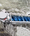 Archimedes Spiral Hydraulic Generator 1500W Portable Water Turbine With Magnetic Levitation Core in river flow