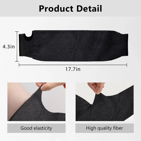 Next Level Cut Resistant Arm Sleeves With Thumb Loop Lock Down Forearm Protection Through Woodworking Gardening Kitchen Chops Heavy Metal Jobs Or Everyday Rig Grind