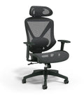 Ergonomic Mesh Task Chair With Lumbar Support And Adjustable Height For All Day Comfort, Breathable Black Office Seat With Tilt Tension And Lock