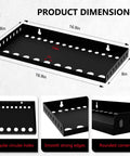 Dimensions and features of Power Tool Organizer Wall Mount Two Tier Storage Rack For Garage And Home Shop