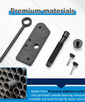 Wsays cam bearing installer and puller kit for Harley Evolution; black steel tools with plate, rod, puller, and screws.