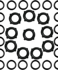 Three Quarter Inch Garden Hose Washers And O Rings Set Pro Grade 30 Pack With 10 Rubber Seal Washers And 20 Gasket O Rings For Three Eighths Inch Quick Connect Fittings Water Faucets And Sprayers Heavy Duty Gasket Kit displayed