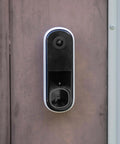 Backplate Replacement For Video Doorbell 2K Gen 2 Screw On Mounting Plate Accessory Durable ABS Construction installed view