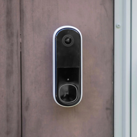 Backplate Replacement For Video Doorbell 2K Gen 2 Screw On Mounting Plate Accessory Durable ABS Construction installed view