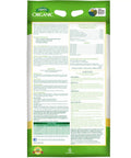 Back view of Lightning Lime Fast Acting Soil pH Lime For Lawns And Gardens 30 Lb Bag with instructions and details visible