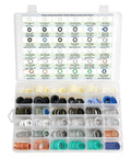 Oil Drain Plug Gasket Kit 36 Size Assortment With 330 Piece Total In Durable 36 Compartment Tackle Box OE Style Washers And Gaskets