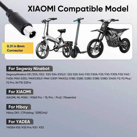 Fast 42V 2A Scooter Charger With 6 Prong For 36V Hoverboards UL Certified Safe Power Adapter Compatible With GOTRAX Ninebot Jetson Voyage And More Today