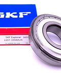 Deep Groove Ball Bearing 6307 ZZ NR GJN Workhorse 35x80x21 mm with box, metal shielding and snap ring for machinery