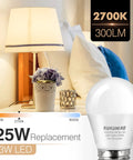 Small A15 Bulb 3W 25W Equivalent Budget Friendly Warm White 2700K Energy Saving Light Bulbs For Nightstand Table Lamp With E26 Medium Screw Base 4 Pack Long Lasting For Home Lighting