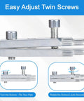 Easy Out Stripped Screw Extractor Set For One Half Inch To One Inch Damaged Screws Bolts And Broken Pipes, side view