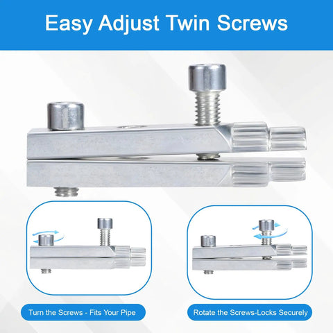 Easy Out Stripped Screw Extractor Set For One Half Inch To One Inch Damaged Screws Bolts And Broken Pipes, side view