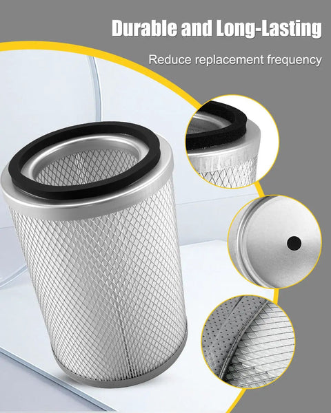 Heavy Duty Cartridge Filter Assembly For Industrial Vacuum Cleaners Fits VK811PH VK1011SIWTH VKHF001 Models; durable design