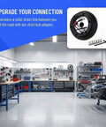 Garage scene featuring 125H Aluminum 6 Hole Short Hub Steering Wheel Adapter Kit Direct Bolt-On Base Connection Fits Lexus IS GS Scion.