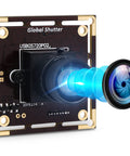 Global Shutter USB Camera Module 720P 60fps High Speed USB Camera Board 100 Degree Wide Angle M12 Lens