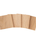 Five wooden plates from Walnut Beesplate Woodworking Kit With Two Types Of Chisels Includes Sandpaper Sesame Oil Cotton Bag And Four Dishes