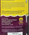 Label with safety information and barcode on BeauTec Salt Cell And Tile Cleaner 64 Oz For Pools And Salt Systems Blasts Away Scale Stains And Scum Removes Buildup Fast Acts As Descaler And Protector To Extend Cell Life And Keep Equipment Sparkling bottle
