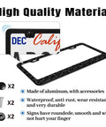 Leopard Print License Plate Frame For Cars, Dope Cheetah Style Aluminum Plate Holder with screws, fits standard US vehicles.