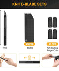 Ultimate All In One 63 Piece 3D Printing Tool Kit With Deburring Blades Nozzle Cleaners Knife Blades Finger Cots