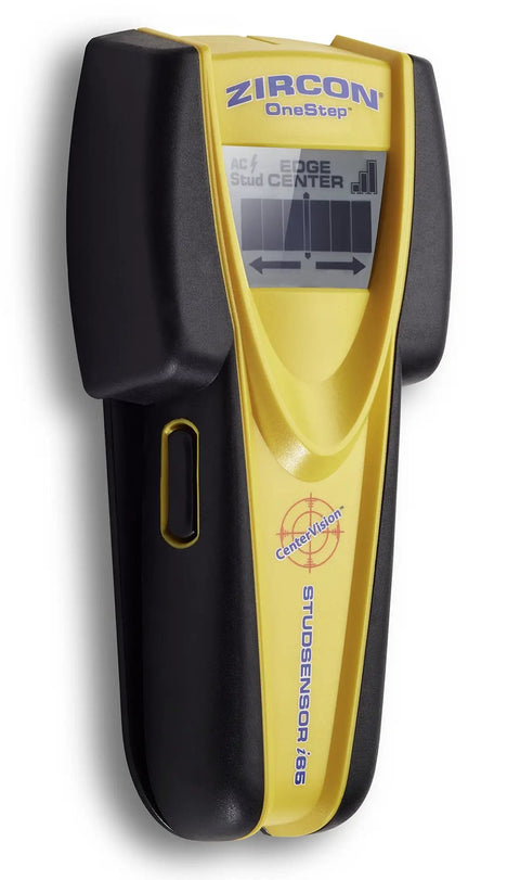Heavy Duty Battery Operated Stud Sensor And Metal Scanner With Live Wire Alert Built For Quick Drywall Tracking Precision Edge Location Up To One And A Half Inches Thick Perfect For Weekend Warriors And Pro Contractors Daily