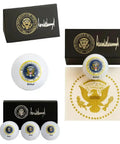 Trump Signature Golf Balls 3 Pack With Display Gift Box Dope Collectible Golf Balls For Trump Fans Political Memorabilia