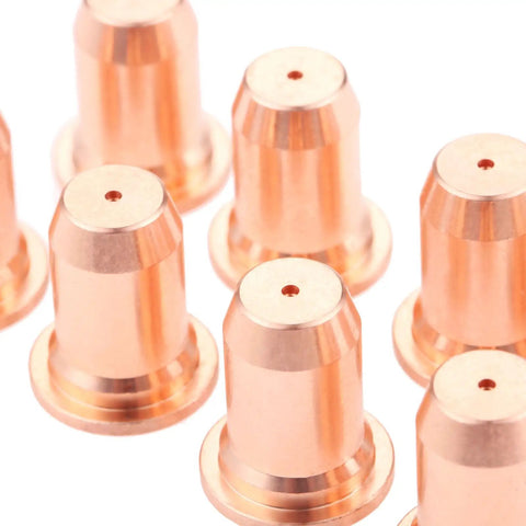 20 Pcs Plasma Cutter Electrode Tips 1.0mm 52582 and Nozzles 51313 Replacement Kit for IPT 60 PT 60 IPT 40 PT40 Plasma Cutting Torch Beefy Durable High Performance Parts copper nozzles