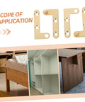 Heavy Duty Hidden Door Pivot Hinges Copper Rotating Hinge Set Two Pack For Wood Secret Doors Smooth Up And Down Shaft Hardware on display.