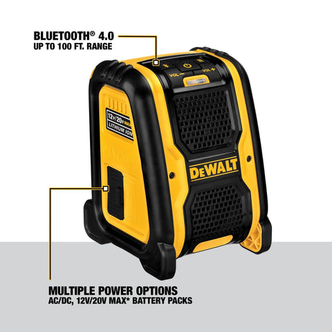 20V Max Cordless Tool Combo Kit 9 Piece Set built-in speaker with Bluetooth and power options