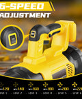 Cordless Leaf Blower For DeWalt 20V Max Batteries With 650 CFM Brushless Motor Built In Protection 6 Speed Settings