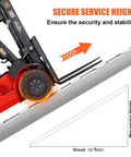 Heavy Duty Aluminum Car Ramps For Slammed Rides And Low Clearance Vehicles Featuring Six Thousand Lb Load Rating With Extra Long Eighty Four Inch Gentle Approach Angle Designed To Protect Bumpers During Daily Driver Maintenance Plus Two Pack with forklift on ramp