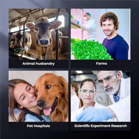 7 Inch 24MP Smart Monitor With Free Software One Click Capture Photos And Videos For Standard C Mount Trinocular Microscope HDMI And USB Real Time Image Transmission for animal husbandry, farms, pet hospitals, research