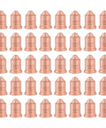 40 Pack 105A Nozzle Tips For PMX 105 Plasma Cutter Torch Consumables displayed in neat rows